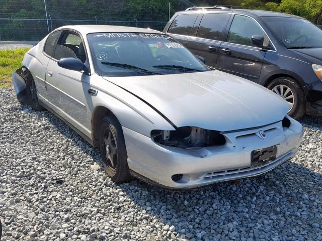 2G1WW12E349241529 - 2004 CHEVROLET MONTE CARL ვერცხლისფერი ფოტო 1