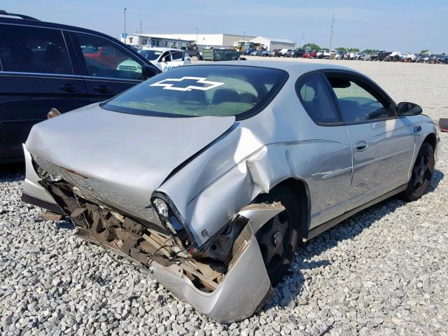 2G1WW12E349241529 - 2004 CHEVROLET MONTE CARL ვერცხლისფერი ფოტო 4