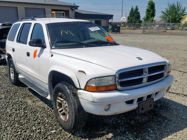 1D4HS58N13F564173 - 2003 DODGE DURANGO SL WHITE photo 1