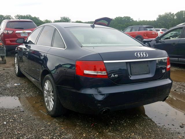 WAUDH74F47N005410 - 2007 AUDI A6 3.2 QUA BLUE photo 3