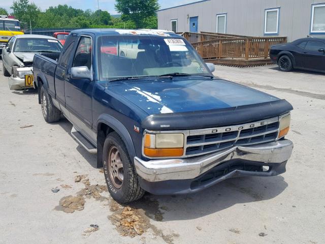 1B7GL23X2TS660110 - 1996 DODGE DAKOTA GREEN photo 1