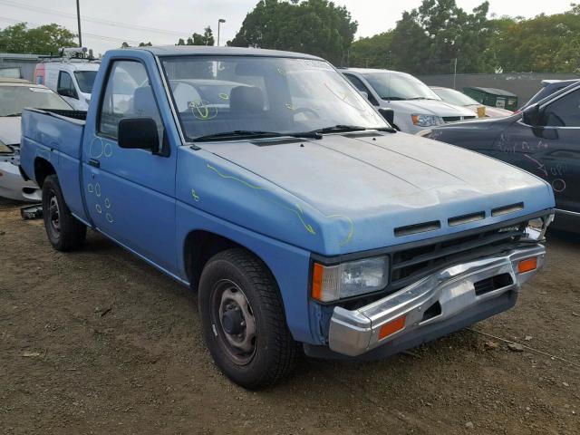 1N6ND11SXKC402185 - 1989 NISSAN D21 SHORT BLUE photo 1