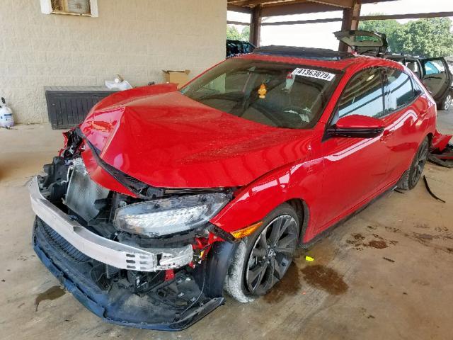 SHHFK7H99HU226145 - 2017 HONDA CIVIC SPOR RED photo 2