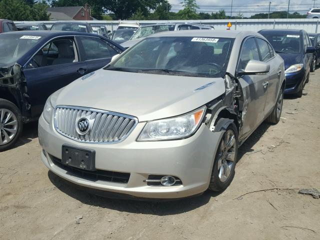 1G4GC5ED3BF214653 - 2011 BUICK LACROSSE C BEIGE photo 2