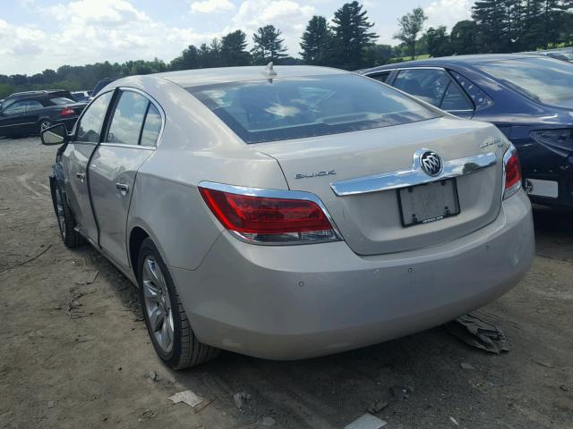 1G4GC5ED3BF214653 - 2011 BUICK LACROSSE C BEIGE photo 3