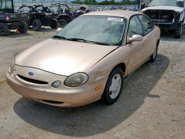 1FALP52U9TA316605 - 1996 FORD TAURUS GL GOLD photo 2