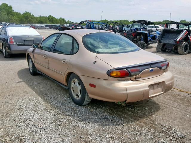 1FALP52U9TA316605 - 1996 FORD TAURUS GL GOLD photo 3