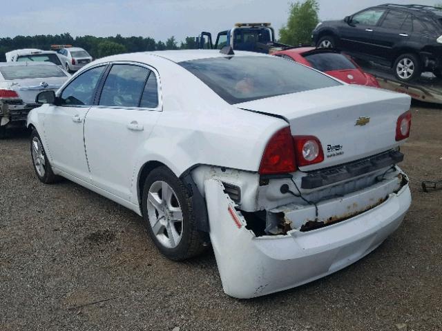 1G1ZA5E00CF218203 - 2012 CHEVROLET MALIBU LS 白色 照片 3