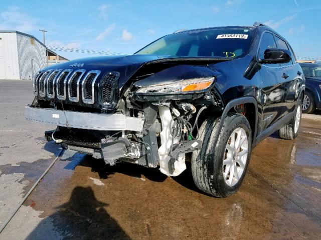 1C4PJLCS4EW117174 - 2014 JEEP CHEROKEE L BLACK photo 2