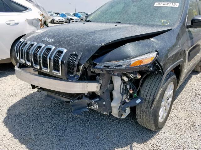 1C4PJLCS4EW117174 - 2014 JEEP CHEROKEE L BLACK photo 9