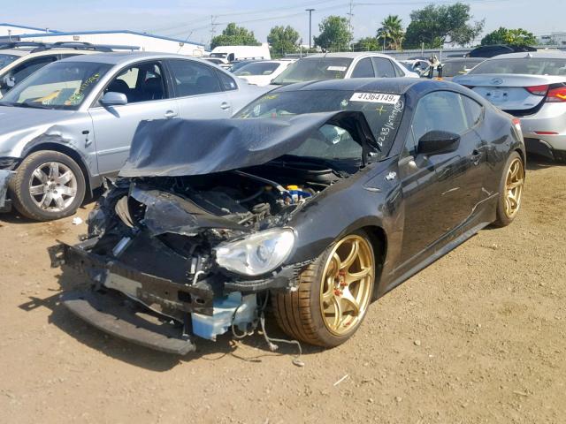 JF1ZNAA10D1716764 - 2013 TOYOTA SCION FR-S BLACK photo 2