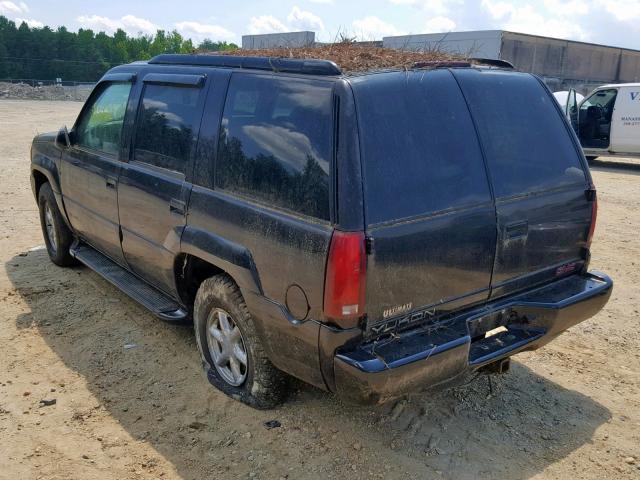 1GKEK13R4YR166470 - 2000 GMC YUKON DENA BLACK photo 3