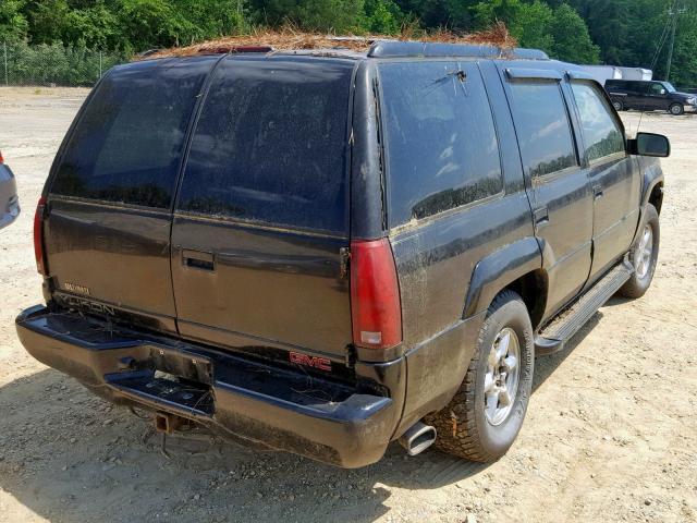 1GKEK13R4YR166470 - 2000 GMC YUKON DENA BLACK photo 4