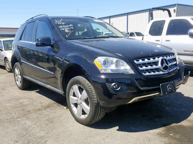 4JGBB5GBXBA659204 - 2011 MERCEDES-BENZ ML 350 BLACK photo 1