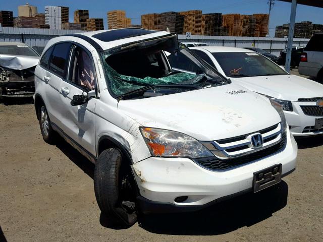 5J6RE4H70BL116232 - 2011 HONDA CR-V EXL WHITE photo 1