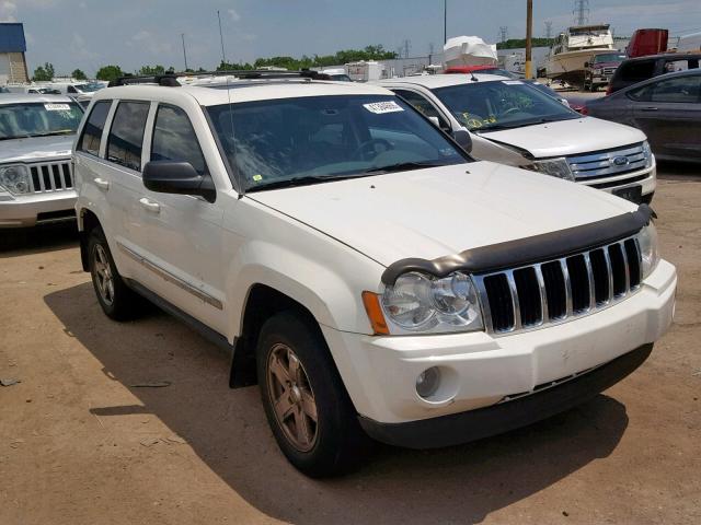 1J4HR58N16C208072 - 2006 JEEP GRAND CHER WHITE photo 1