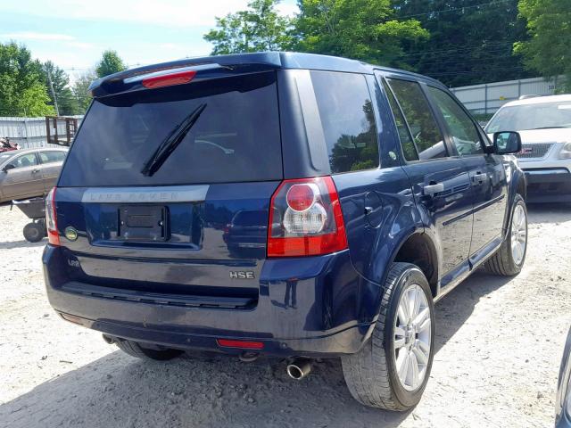 SALFT24N89H114628 - 2009 LAND ROVER LR2 HSE TE BLUE photo 4