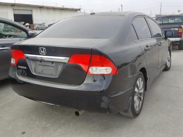 1HGFA16929L019746 - 2009 HONDA CIVIC EXL GRAY photo 4