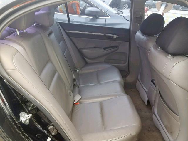 1HGFA16929L019746 - 2009 HONDA CIVIC EXL GRAY photo 6