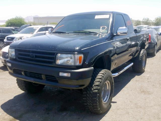 JT4UN24D5T0024455 - 1996 TOYOTA T100 XTRAC BLACK photo 2