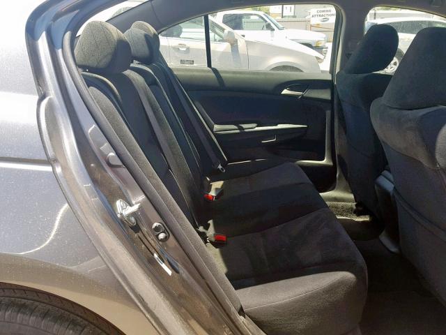 JHMCP26459C009771 - 2009 HONDA ACCORD LXP GRAY photo 6