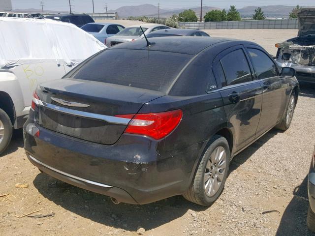 1C3CCBAG5EN101660 - 2014 CHRYSLER 200 LX BLACK photo 4