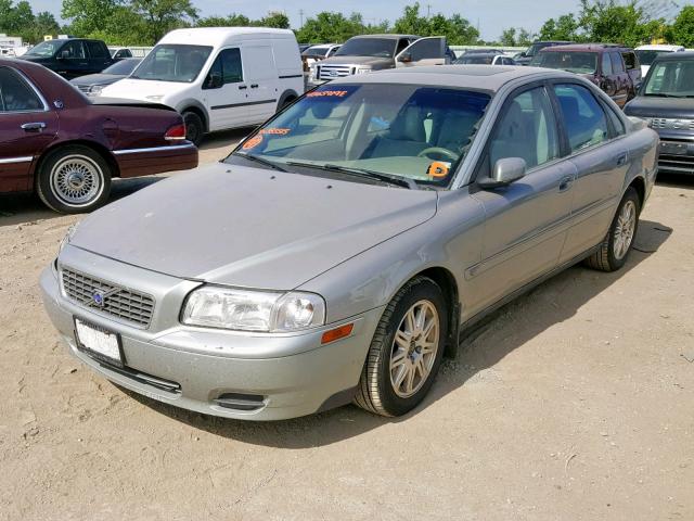 YV1TS59H641383515 - 2004 VOLVO S80 2.5T SILVER photo 2