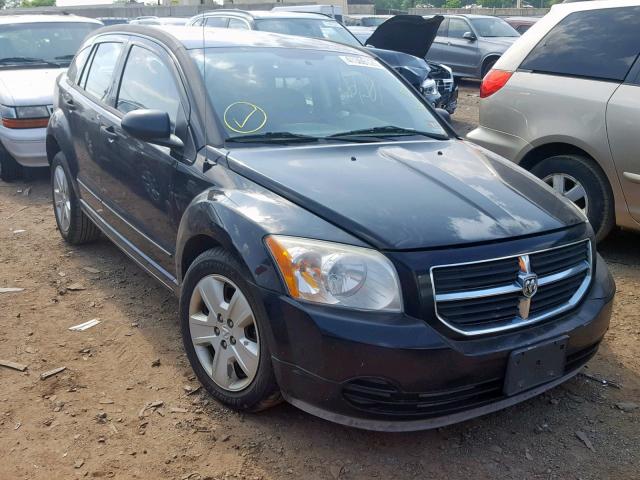 1B3HB48B37D543907 - 2007 DODGE CALIBER SX BLACK photo 1