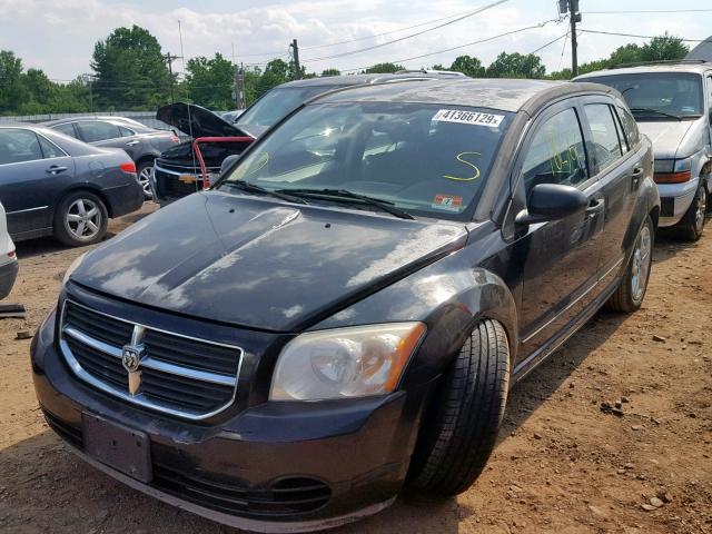 1B3HB48B37D543907 - 2007 DODGE CALIBER SX BLACK photo 2