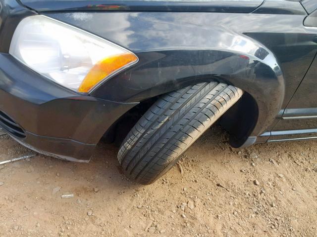 1B3HB48B37D543907 - 2007 DODGE CALIBER SX BLACK photo 9