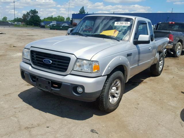 1FTZR45E38PB16918 - 2008 FORD RANGER SILVER photo 2