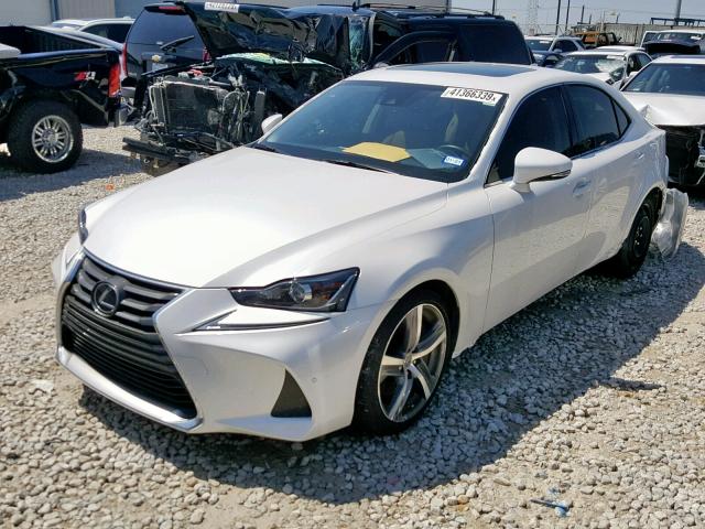 JTHBA1D22K5089341 - 2019 LEXUS IS 300 WHITE photo 2