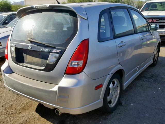 JS2RC61H445253889 - 2004 SUZUKI AERIO SX GRAY photo 4