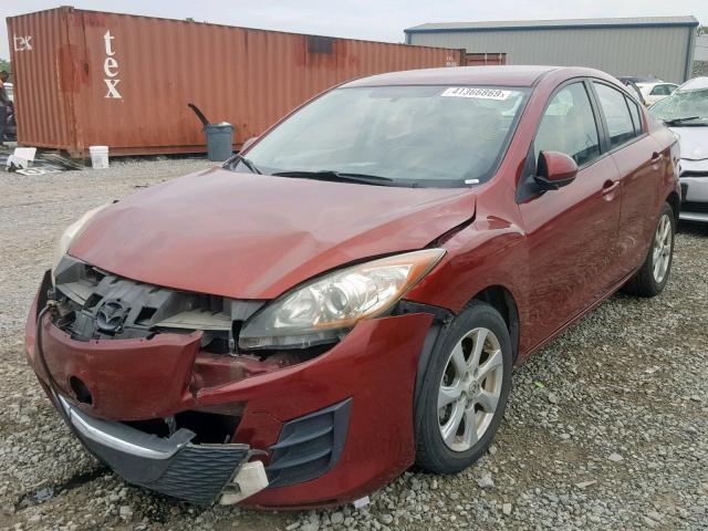 JM1BL1SF4A1239179 - 2010 MAZDA 3 I RED photo 2