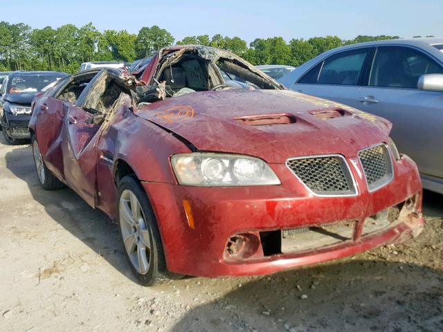 6G2EC57Y99L196951 - 2009 PONTIAC G8 GT MAROON photo 1