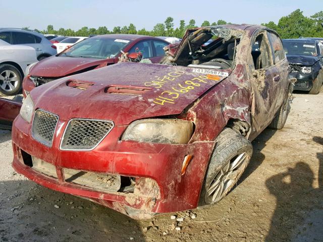 6G2EC57Y99L196951 - 2009 PONTIAC G8 GT MAROON photo 2