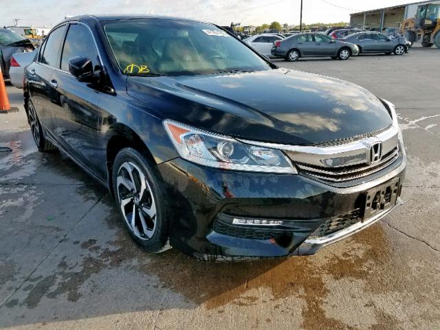 1HGCR2F83HA137016 - 2017 HONDA ACCORD EXL BLACK photo 1