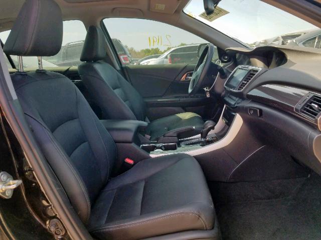 1HGCR2F83HA137016 - 2017 HONDA ACCORD EXL BLACK photo 5