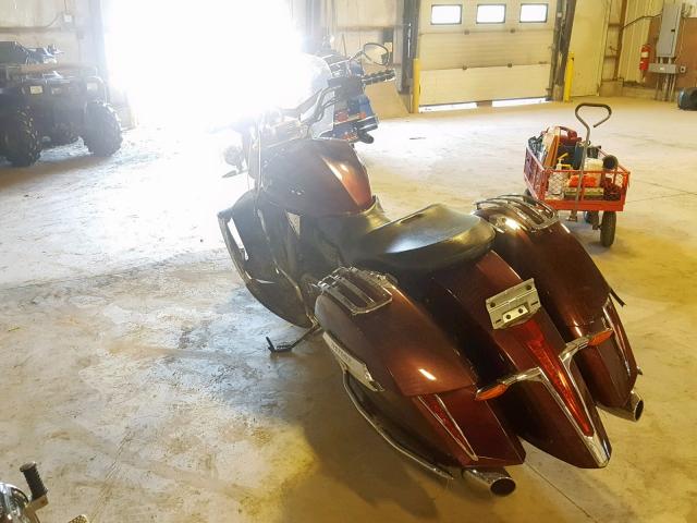 5VPEB36D8A3002494 - 2010 VICTORY MOTORCYCLES CROSS ROAD MAROON photo 3