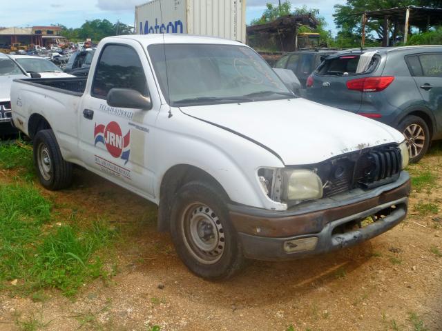 5TENL42N94Z402375 - 2004 TOYOTA TACOMA WHITE photo 1