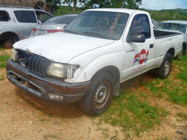 5TENL42N94Z402375 - 2004 TOYOTA TACOMA WHITE photo 2