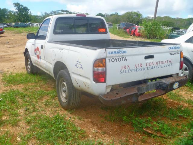 5TENL42N94Z402375 - 2004 TOYOTA TACOMA WHITE photo 3