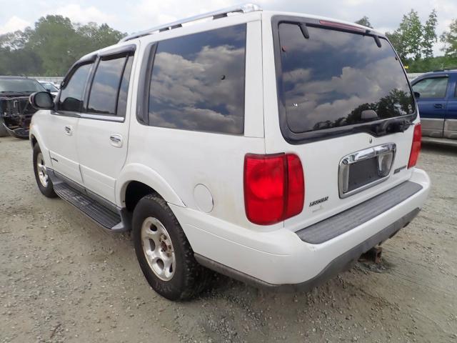 5LMFU28RX1LJ15565 - 2001 LINCOLN NAVIGATOR WHITE photo 3