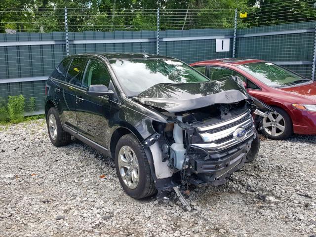 2FMDK4JC0DBC52536 - 2013 FORD EDGE SEL BLACK photo 1