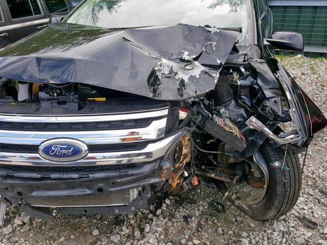 2FMDK4JC0DBC52536 - 2013 FORD EDGE SEL BLACK photo 9