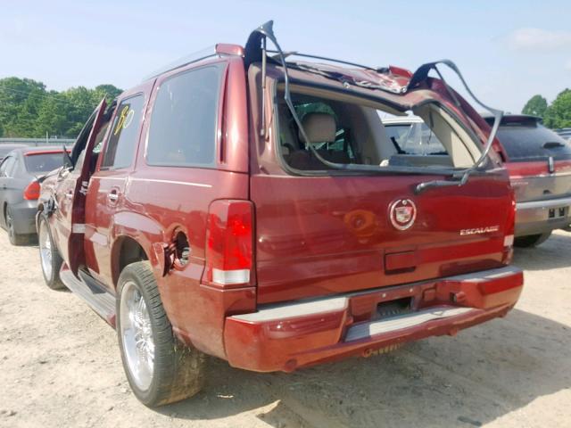 1GYEC63T03R166812 - 2003 CADILLAC ESCALADE L BURGUNDY photo 3