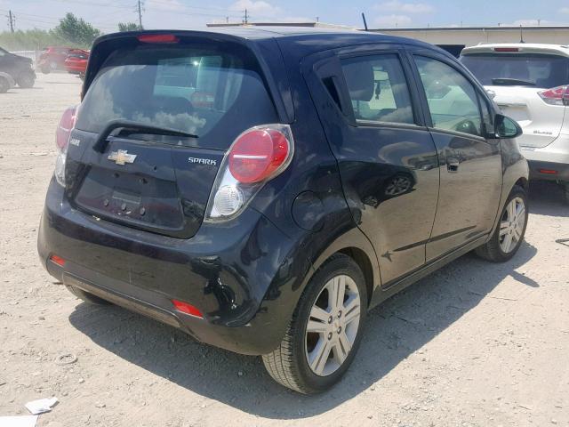 KL8CD6S91EC525051 - 2014 CHEVROLET SPARK 1LT BLACK photo 4