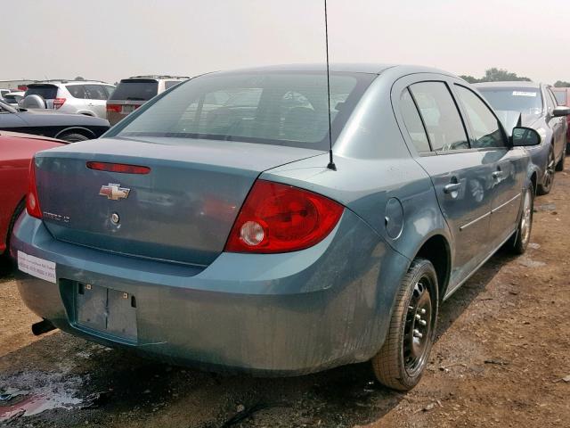 1G1AT58H197250492 - 2009 CHEVROLET COBALT LT GREEN photo 4