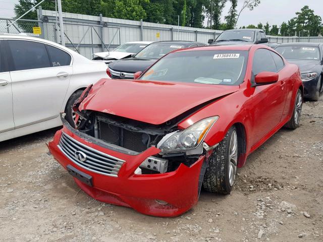 JN1CV6EK9CM423395 - 2012 INFINITI G37 BASE RED photo 2