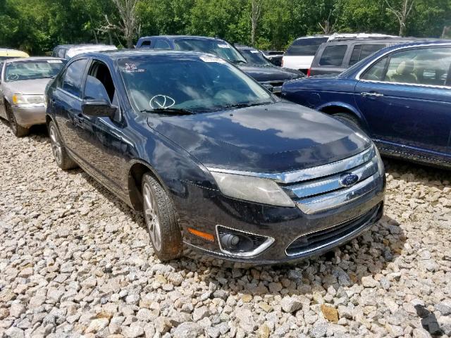 3FAHP0JG1AR117555 - 2010 FORD FUSION SEL BLACK photo 1